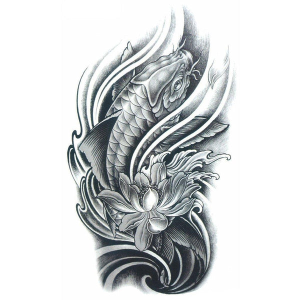 Tatouage Temporaire Koi Fish 2 ArtWear Tattoo