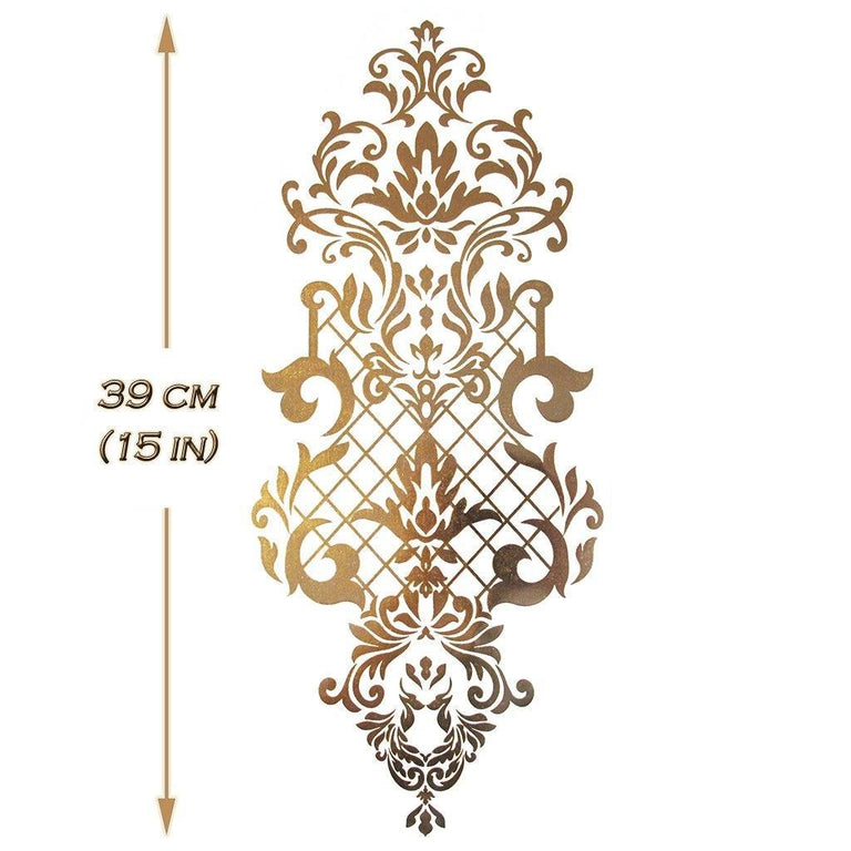 Tatouage temporaire hyperréaliste Ornament Gold Sleeve de ArtWear Tattoo Dorés & Argentés sur le bras d'un homme et jambe d'une femme