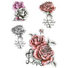 Tatouage temporaire hyperréaliste No Garden Roses - Pack de ArtWear Tattoo Fleurs sur le bras d'un homme et jambe d'une femme