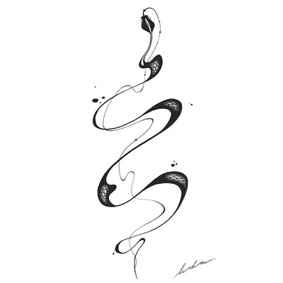 Tatouage temporaire hyperréaliste Snake Sleeve - by Bichon de ArtWear Tattoo Collaborations sur le bras d'un homme et jambe d'une femme