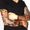 Tatouage temporaire hyperréaliste Koi Fish - Sleeve 4 de ArtWear Tattoo Animaux sur le bras d'un homme et jambe d'une femme