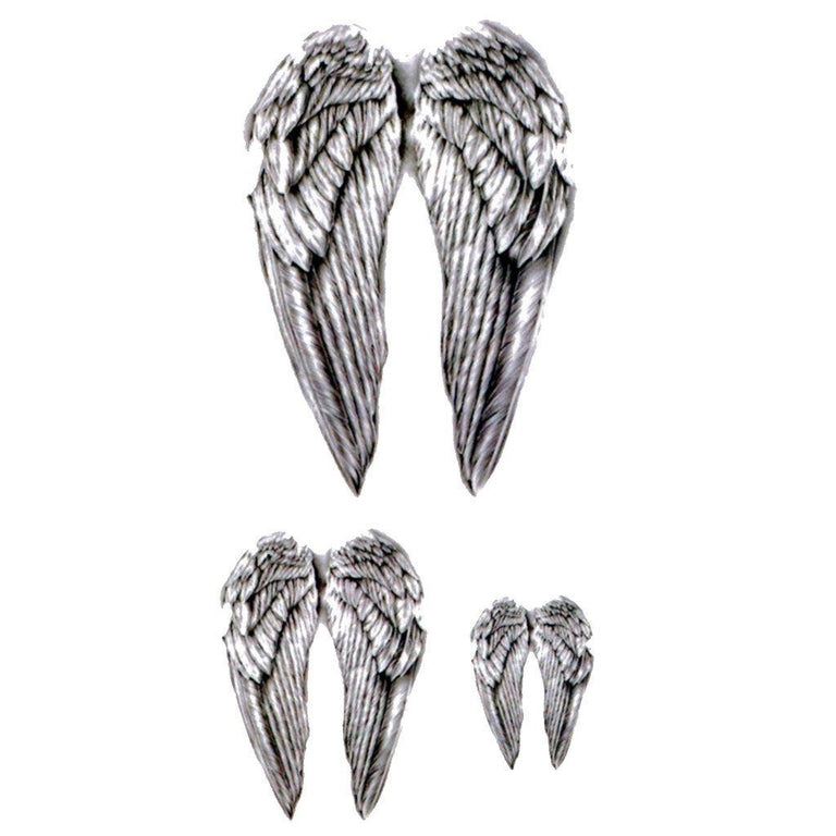 Tatouage temporaire hyperréaliste Lil Wings - Pack de ArtWear Tattoo Animaux sur le bras d'un homme et jambe d'une femme