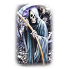Tatouage temporaire hyperréaliste Grim Reaper 3 de ArtWear Tattoo Divers Fantaisie sur le bras d'un homme et jambe d'une femme