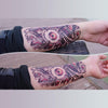 Tatouage temporaire hyperréaliste Mechanical Eye de ArtWear Tattoo Divers Fantaisie sur le bras d'un homme et jambe d'une femme