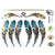 Metallic Gold Feather - Pack 30