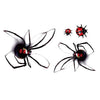 Tatouage temporaire hyperréaliste Spiders - Pack de ArtWear Tattoo Insectes sur le bras d'un homme et jambe d'une femme