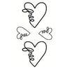Tatouage temporaire hyperréaliste Looking for Love - Pack de ArtWear Tattoo Lettres & Citations sur le bras d'un homme et jambe d'une femme