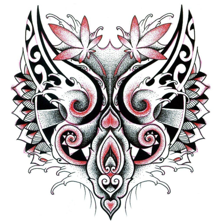 Tatouage temporaire hyperréaliste Flower Design Concept de ArtWear Tattoo Mandala sur le bras d'un homme et jambe d'une femme