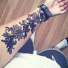 Tatouage temporaire hyperréaliste Mandala & Dreamcatcher Henna Style - Pack de ArtWear Tattoo Mandala sur le bras d'un homme et jambe d'une femme