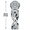 Tatouage temporaire hyperréaliste Maori Sleeve de ArtWear Tattoo Maori/Polynésien sur le bras d'un homme et jambe d'une femme