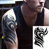 Tatouage temporaire hyperréaliste Tribal Arm 6 de ArtWear Tattoo Maori/Polynésien sur le bras d'un homme et jambe d'une femme