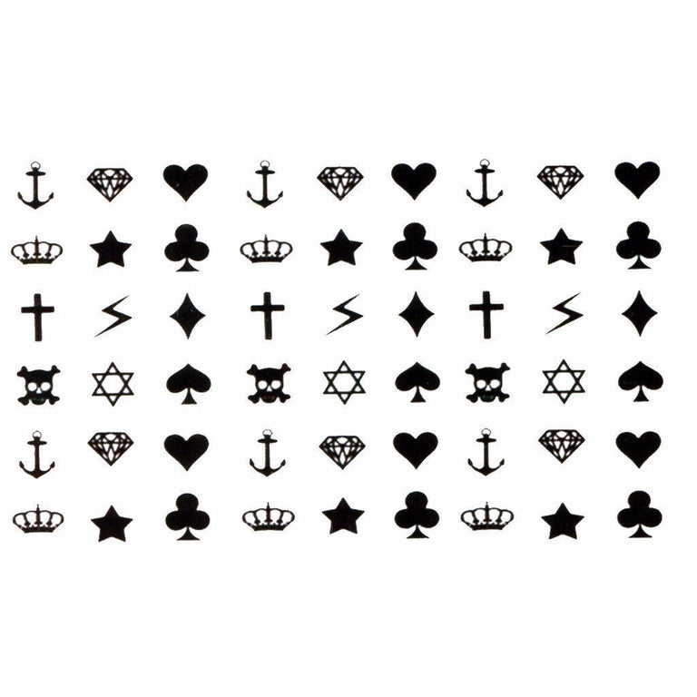 Tatouage temporaire hyperréaliste Lil Stick & Poke de ArtWear Tattoo Minimalistes sur le bras d'un homme et jambe d'une femme