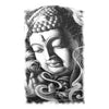 Tatouage temporaire hyperréaliste Buddha 5 de ArtWear Tattoo Religieux sur le bras d'un homme et jambe d'une femme